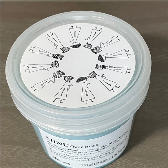 Davines MINU Hair Mask - Light Blue - Picture 2 of 4